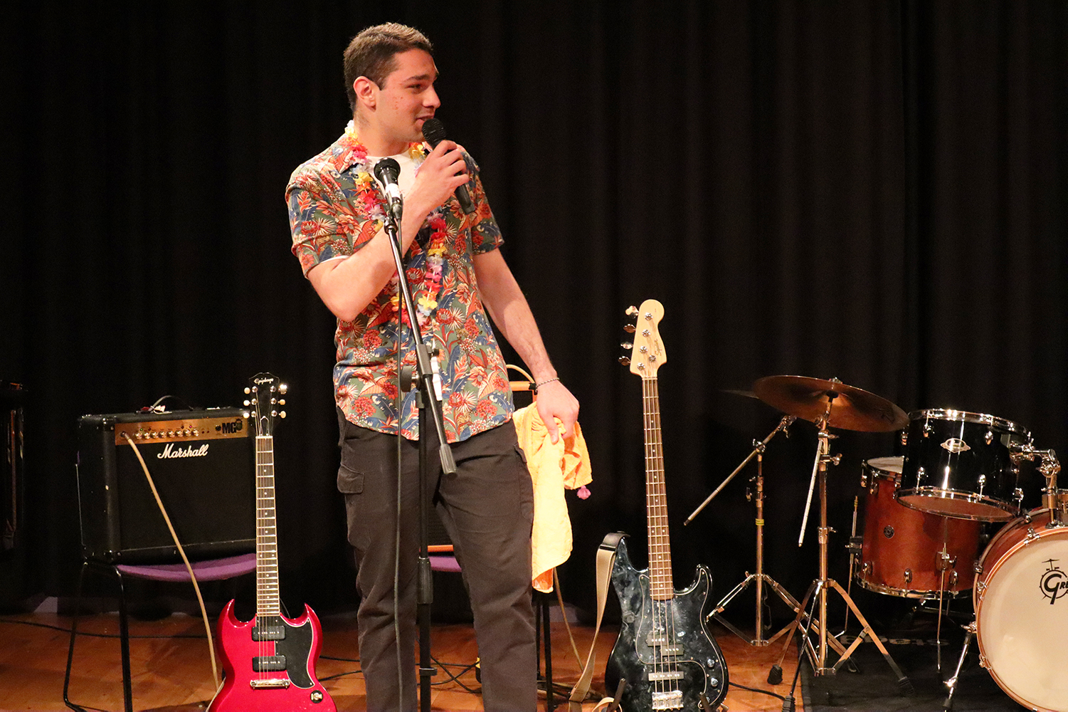 Emre hosting the other night of the show